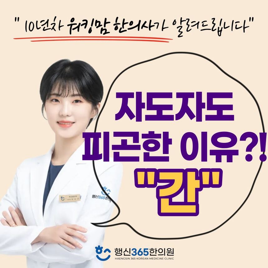 자도 자도 풀리지 않는 피로의 정체, 간 관련 이미지
